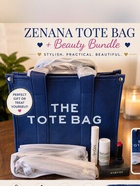 💙 Zenana “The Tote Bag” + Beauty Bundle 💄